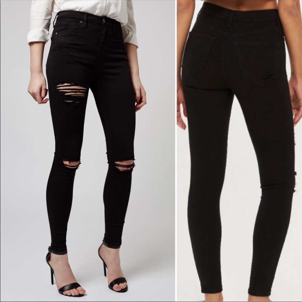 Topshop - Moto Leigh jeans - super ripped
